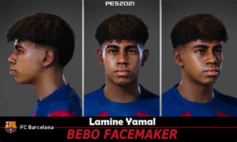 lamine yamal pes 21 face